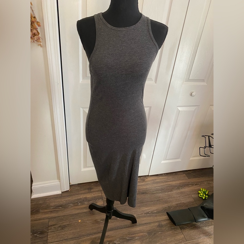 Dark grey tank dress